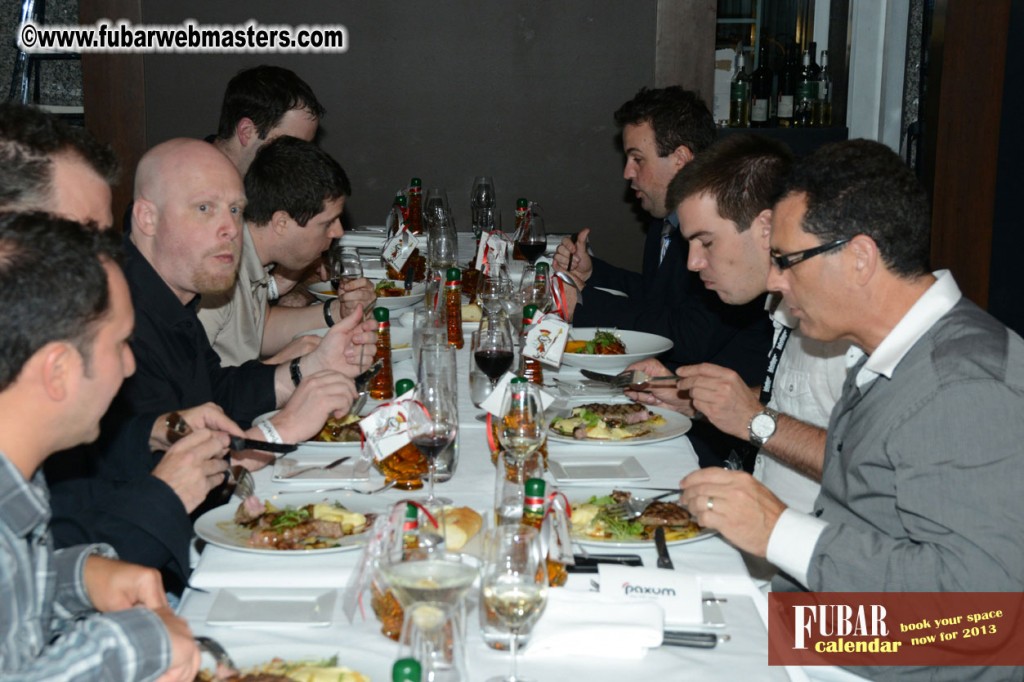 Paxum VIP Dinner 2012 @ Decca 77